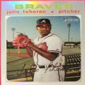 Julio Teheran [Chrome Refractor] #THC-22