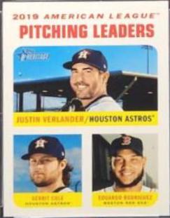 Justin Verlander / Gerrit Cole / Eduardo Rodriguez [White Border] #69
