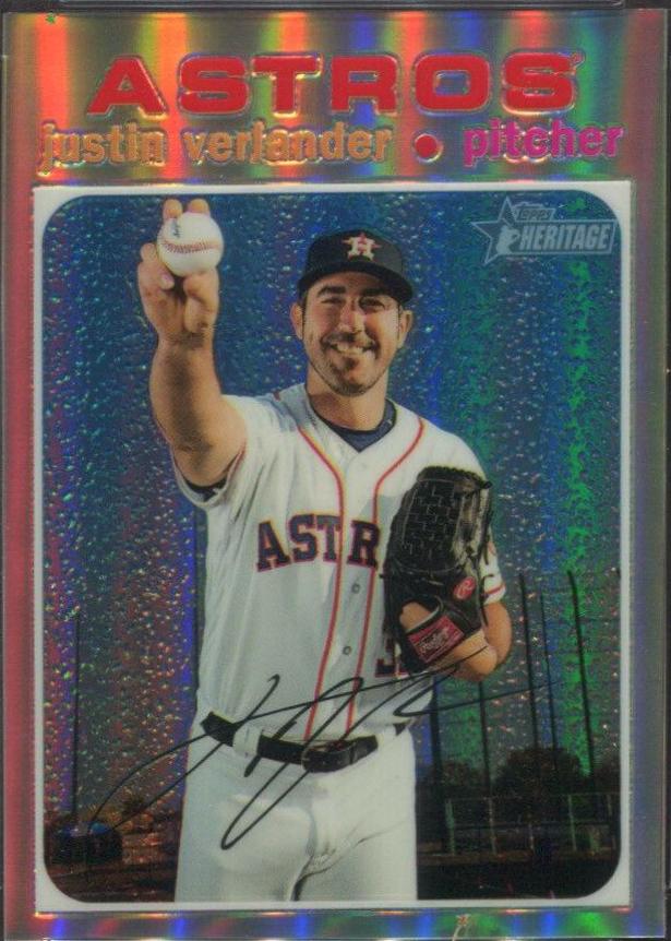 Justin Verlander [Chrome Refractor] #THC-473