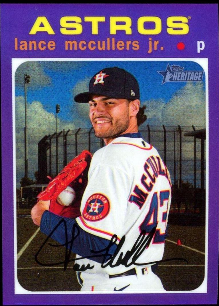 Lance McCullers Jr. [Chrome Purple Refractor] #THC-706