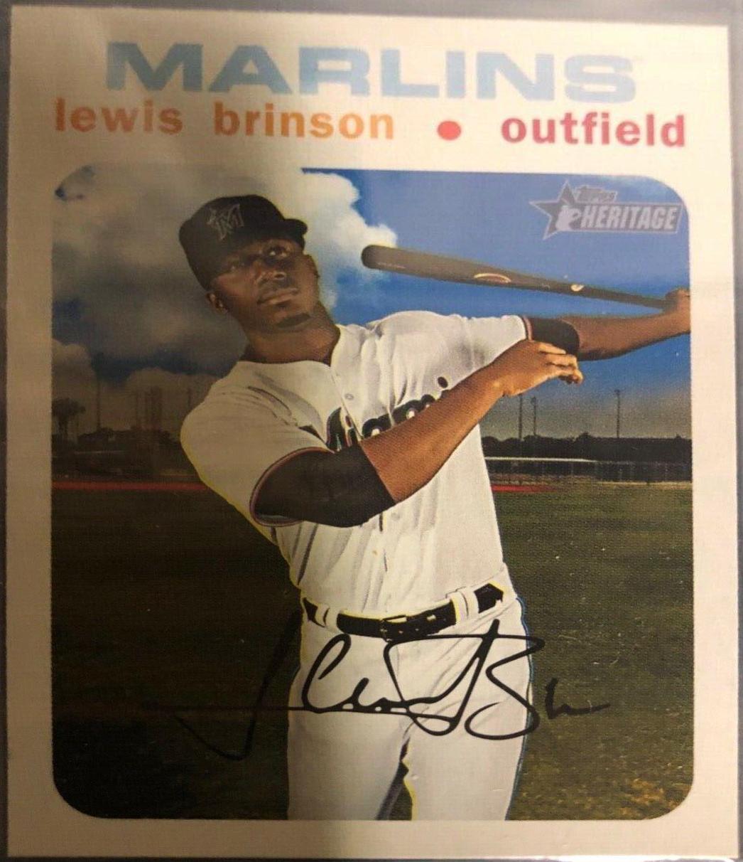 Lewis Brinson [White Border] #259