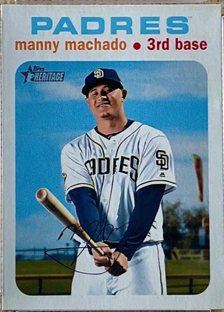 Manny Machado [White Border] #308