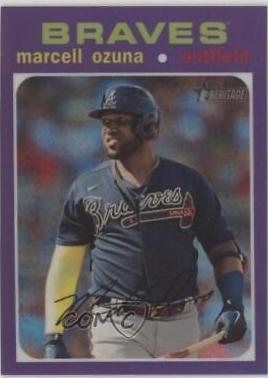 Marcell Ozuna [Chrome Refractor] #THC-723