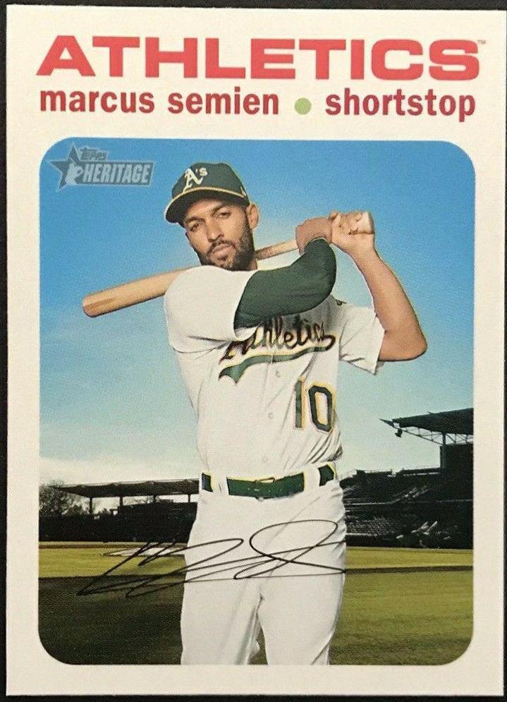 Marcus Semien [White Border] #98