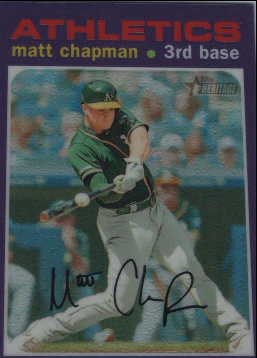 Matt Chapman [Chrome Purple Refractor] #THC-468