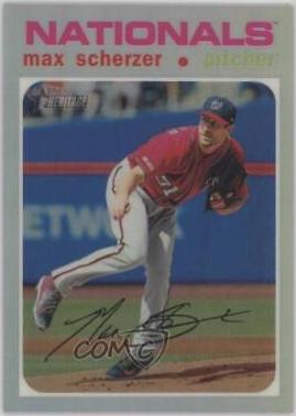 Max Scherzer [Chrome Refractor] #THC-82