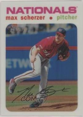 Max Scherzer [Chrome White Refractor] #THC-82