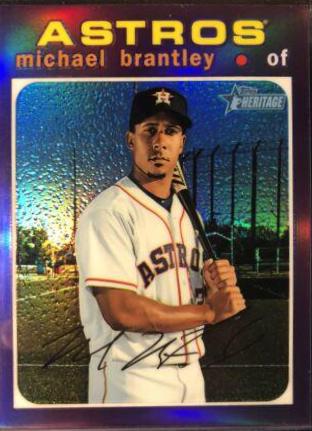 Michael Brantley [Chrome Purple Refractor] #THC-425