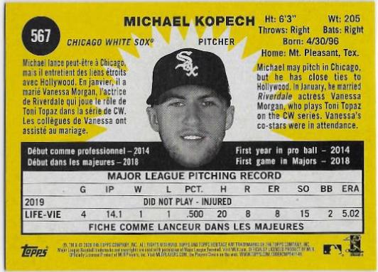 Michael Kopech [French Text] #567