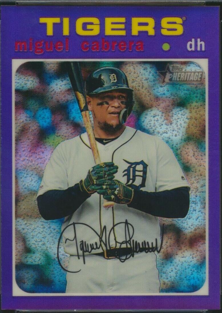 Miguel Cabrera [Chrome Purple Refractor] #THC-41
