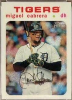 Miguel Cabrera [Chrome White Refractor] #THC-41