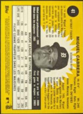 Miguel Cabrera [French Text] #41