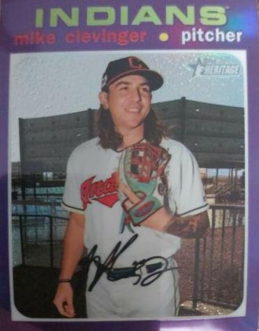 Mike Clevinger [Chrome Purple Refractor] #THC-341