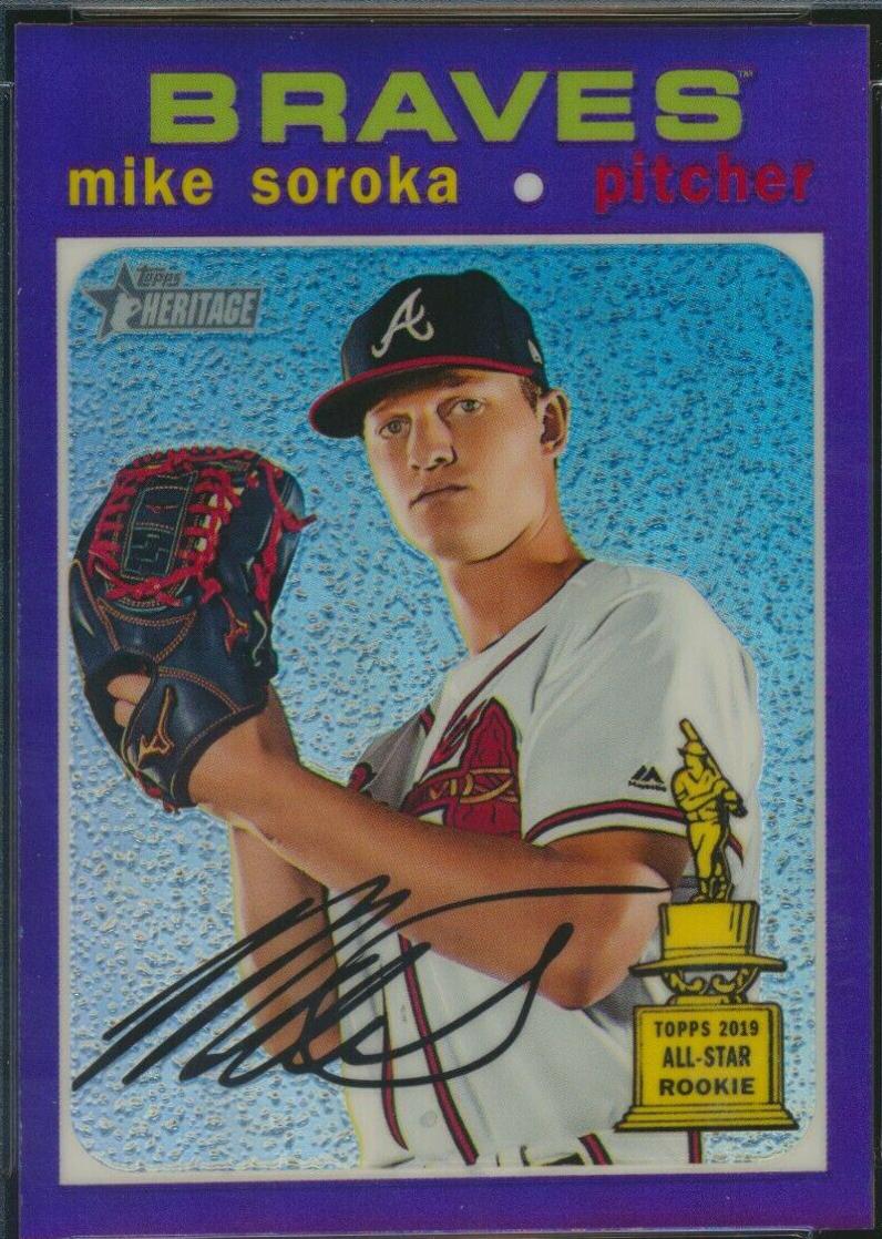 Mike Soroka [Chrome Purple Refractor] #THC-245
