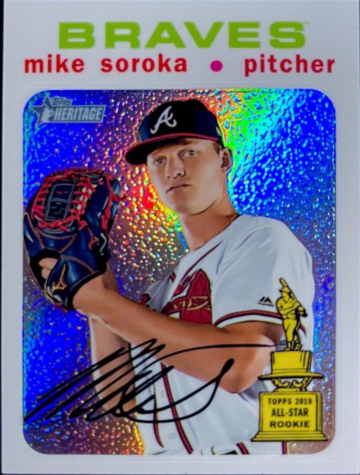 Mike Soroka [Chrome White Refractor] #THC-245