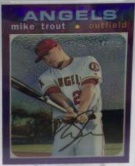 Mike Trout [Chrome Purple Refractor] #THC-466