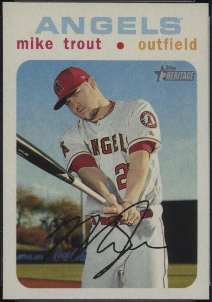 Mike Trout [White Border] #466