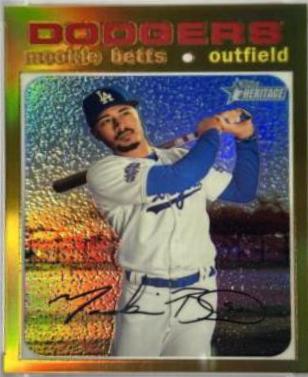 Mookie Betts [Chrome Gold Refractor] #THC-502