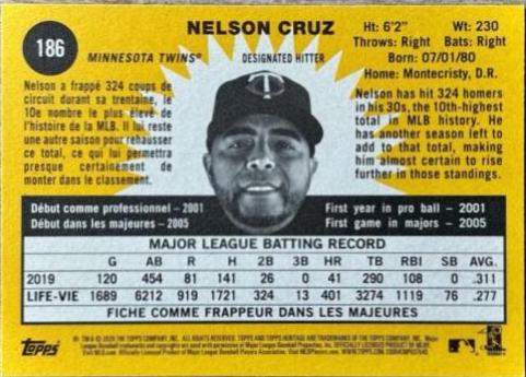 Nelson Cruz [French Text] #186
