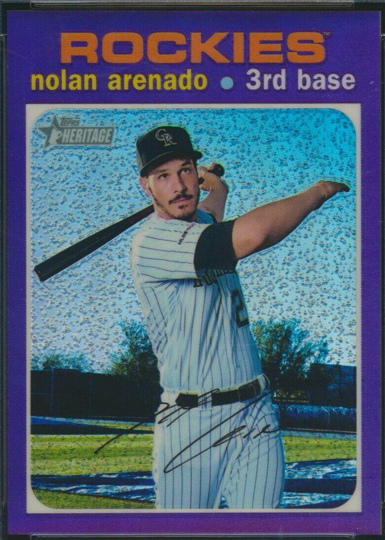 Nolan Arenado [Chrome Purple Refractor] #THC-322