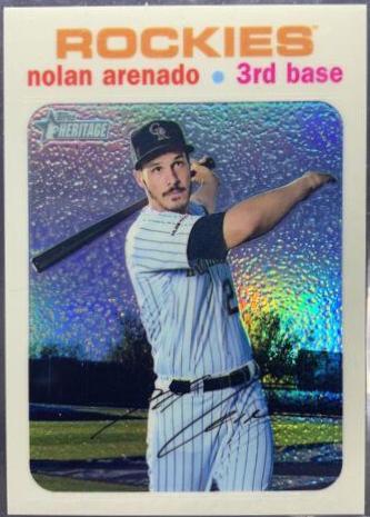 Nolan Arenado [Chrome White Refractor] #THC-322