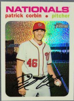 Patrick Corbin [Chrome White Refractor] #THC-230