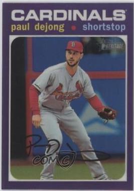 Paul DeJong [Chrome Purple Refractor] #THC-476