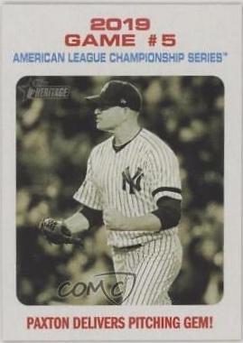 Paxton Delivers Pitching Gem [White Border] #199