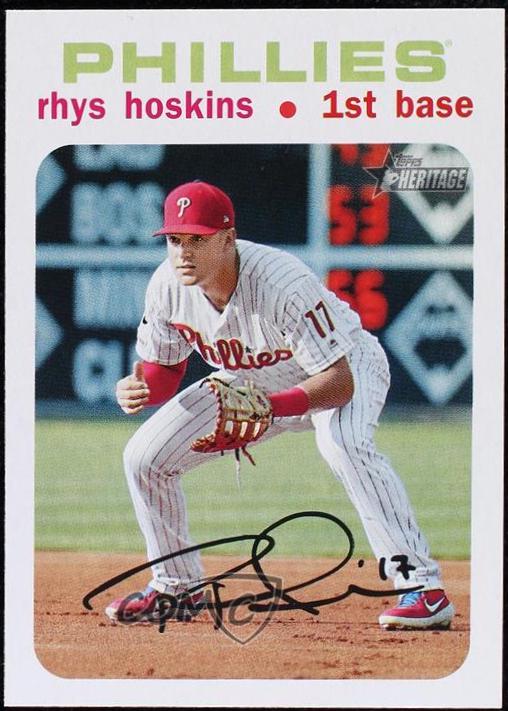 Rhys Hoskins [White Border] #490