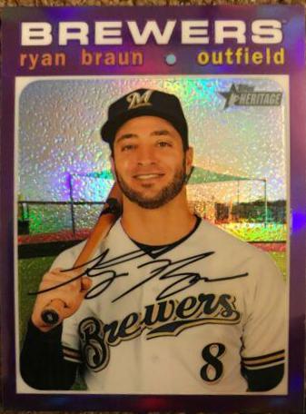 Ryan Braun [Chrome Purple Refractor] #THC-321