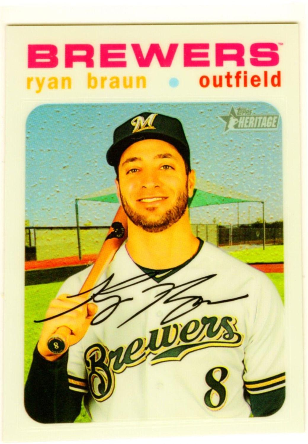 Ryan Braun [Chrome White Refractor] #THC-321