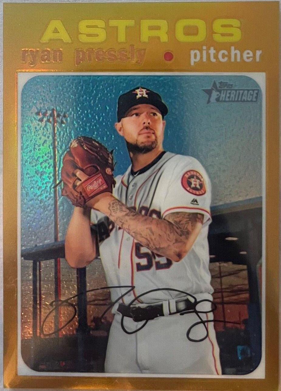 Ryan Pressly [Chrome Gold Refractor] #THC-260