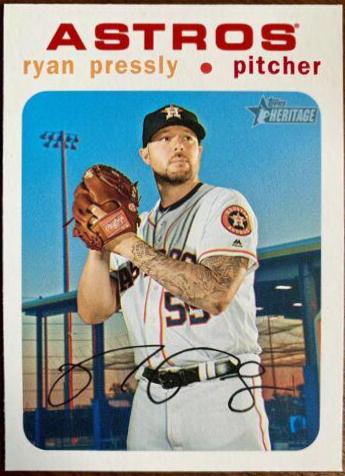 Ryan Pressly [White Border] #260