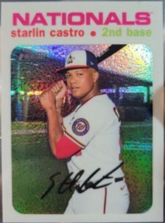 Starlin Castro [Chrome White Refractor] #THC-709