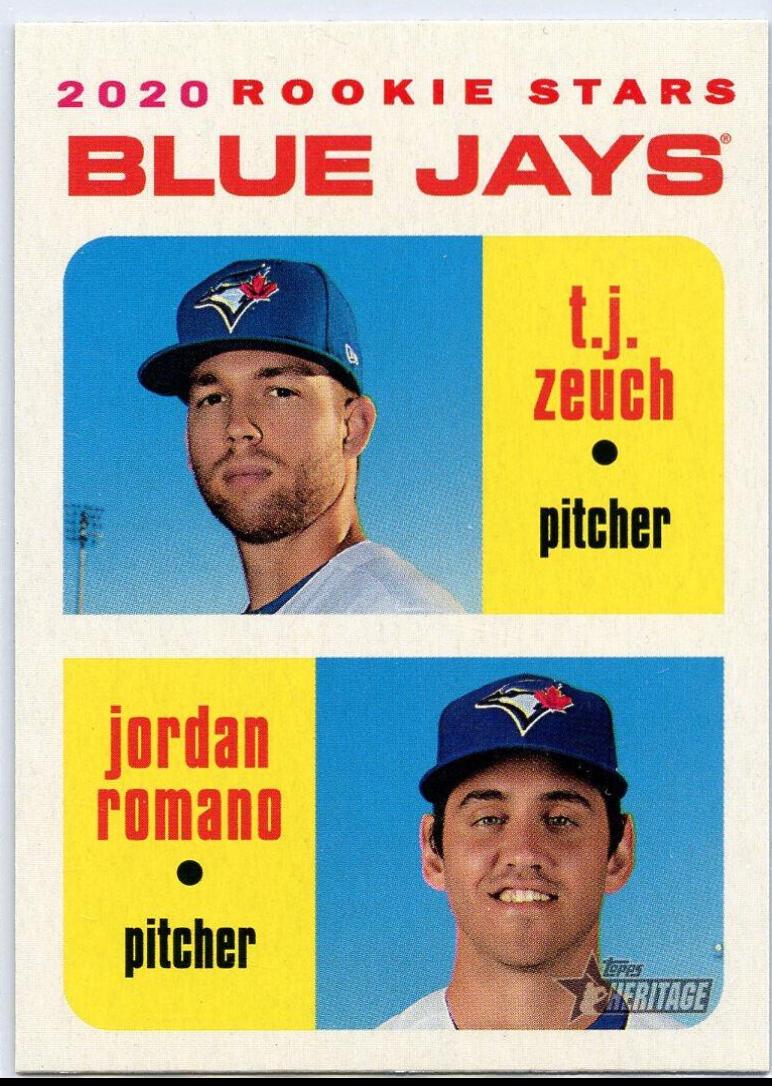 T.J. Zeuch / Jordan Romano [White Border] #376