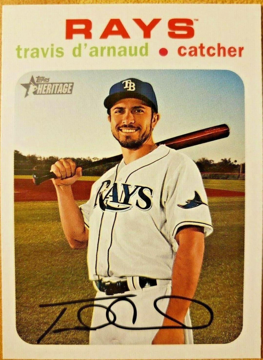 Travis d'Arnaud [White Border] #207