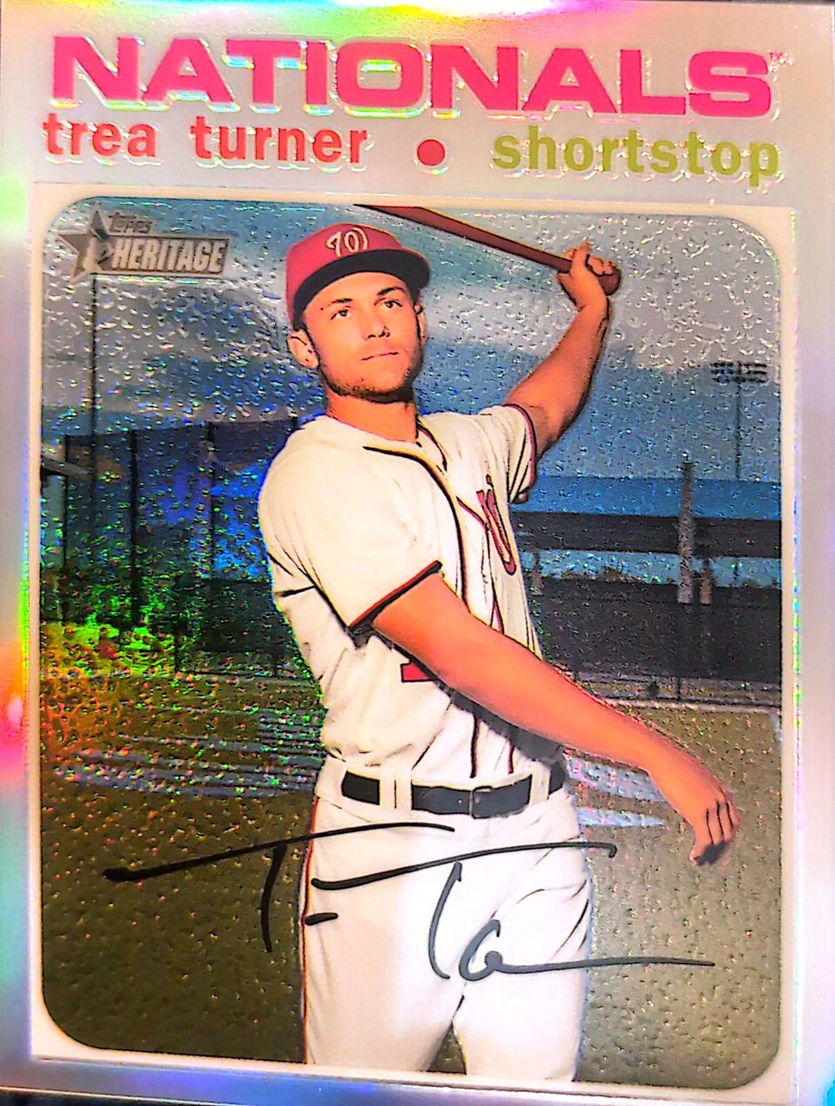 Trea Turner [Chrome Refractor] #THC-154