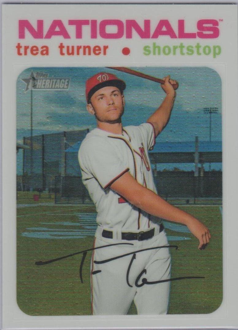 Trea Turner [Chrome White Refractor] #THC-154