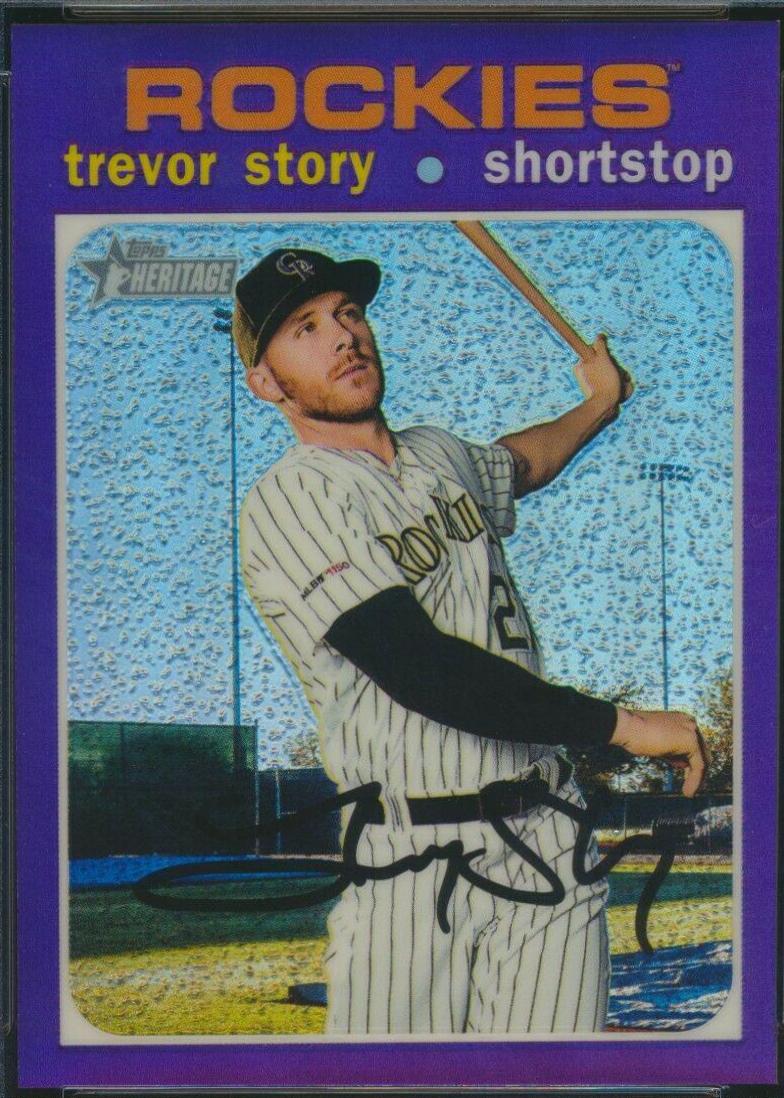 Trevor Story [Chrome Purple Refractor] #THC-350