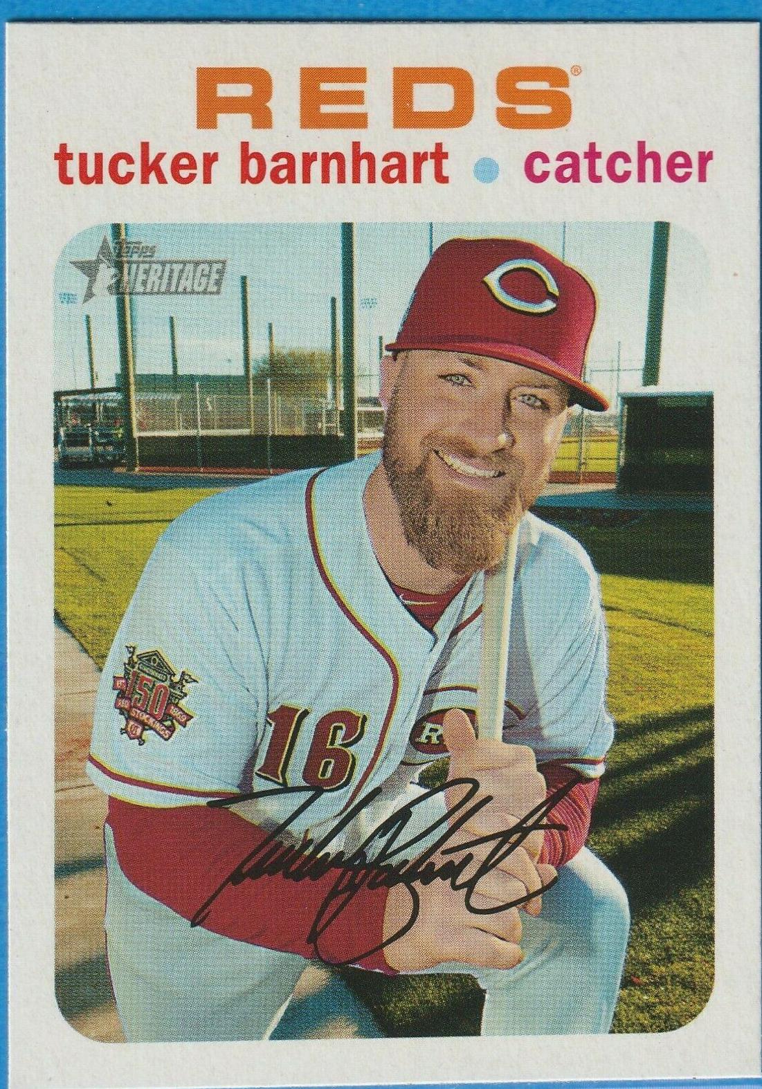 Tucker Barnhart [White Border] #107