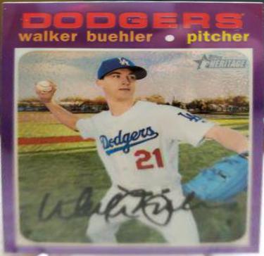 Walker Buehler [Chrome Purple Refractor] #THC-496