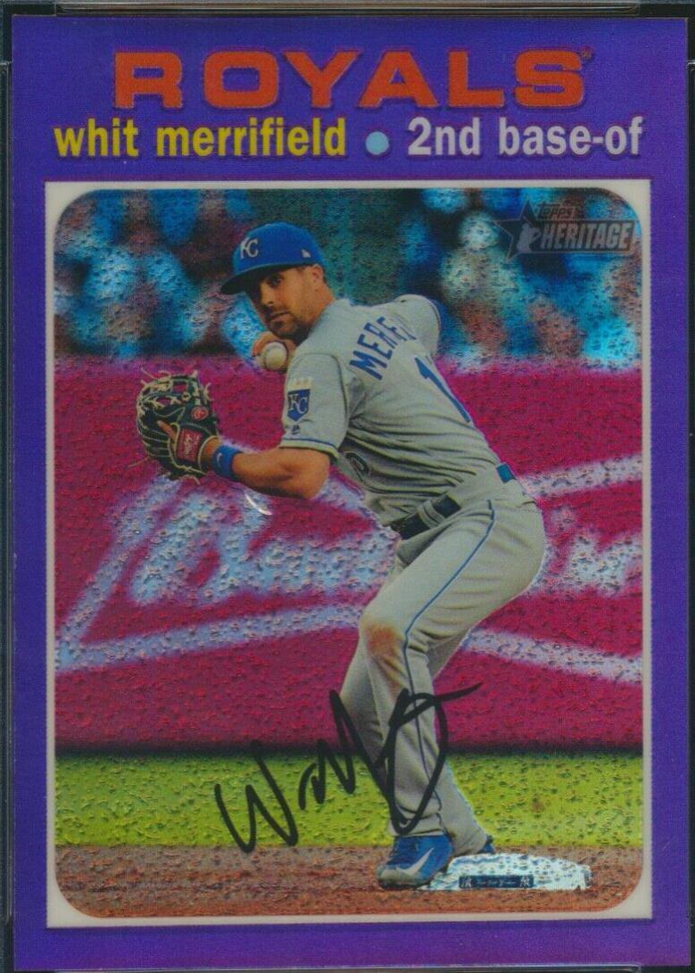Whit Merrifield [Chrome Purple Refractor] #THC-118
