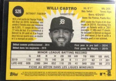 Willi Castro [French Text] #526