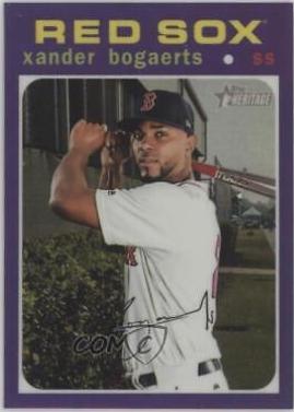 Xander Bogaerts [Chrome Purple Refractor] #THC-345