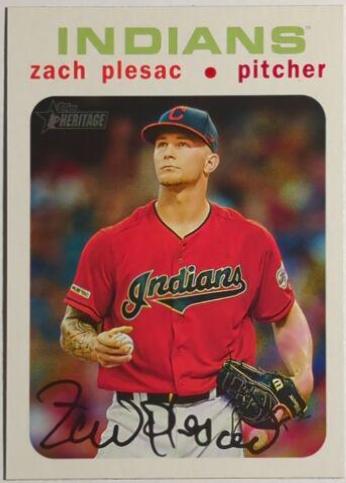 Zach Plesac [White Border] #254