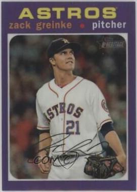 Zack Greinke [Chrome Purple Refractor] #THC-149