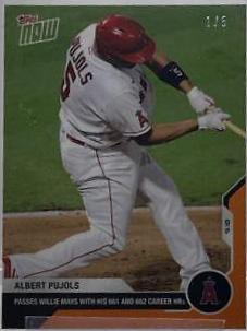 Albert Pujols / Willie Mays [Orange] #262