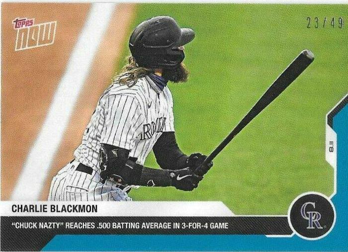Charlie Blackmon [Blue] #91