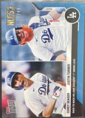 Corey Seager / Justin Turner [Blue] #432