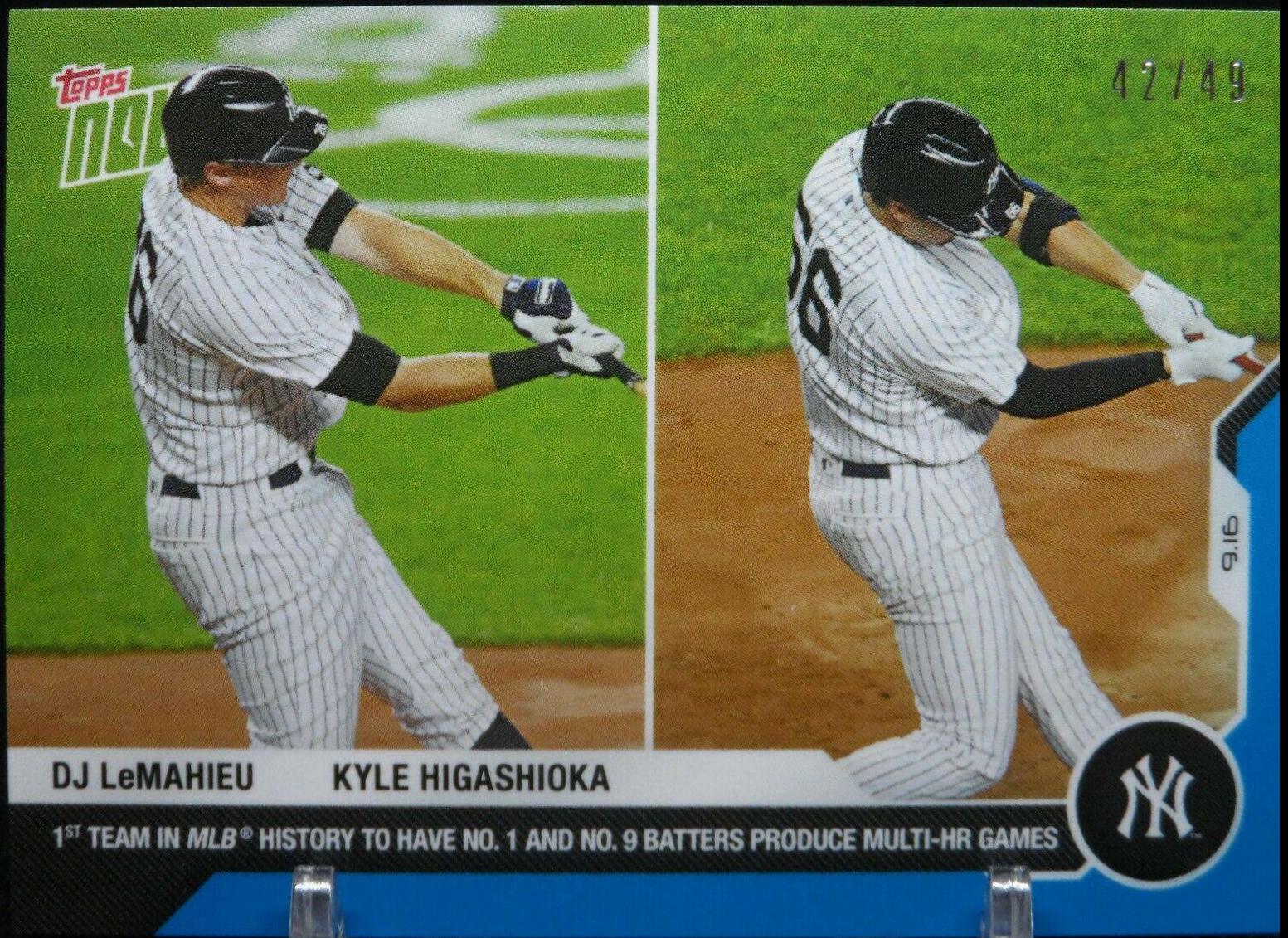 DJ LeMahieu / Kyle Higashioka [Blue] #273
